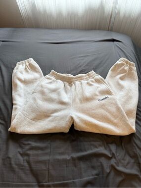 Light Grey 'Comfort' Embroidered Sweat Joggers